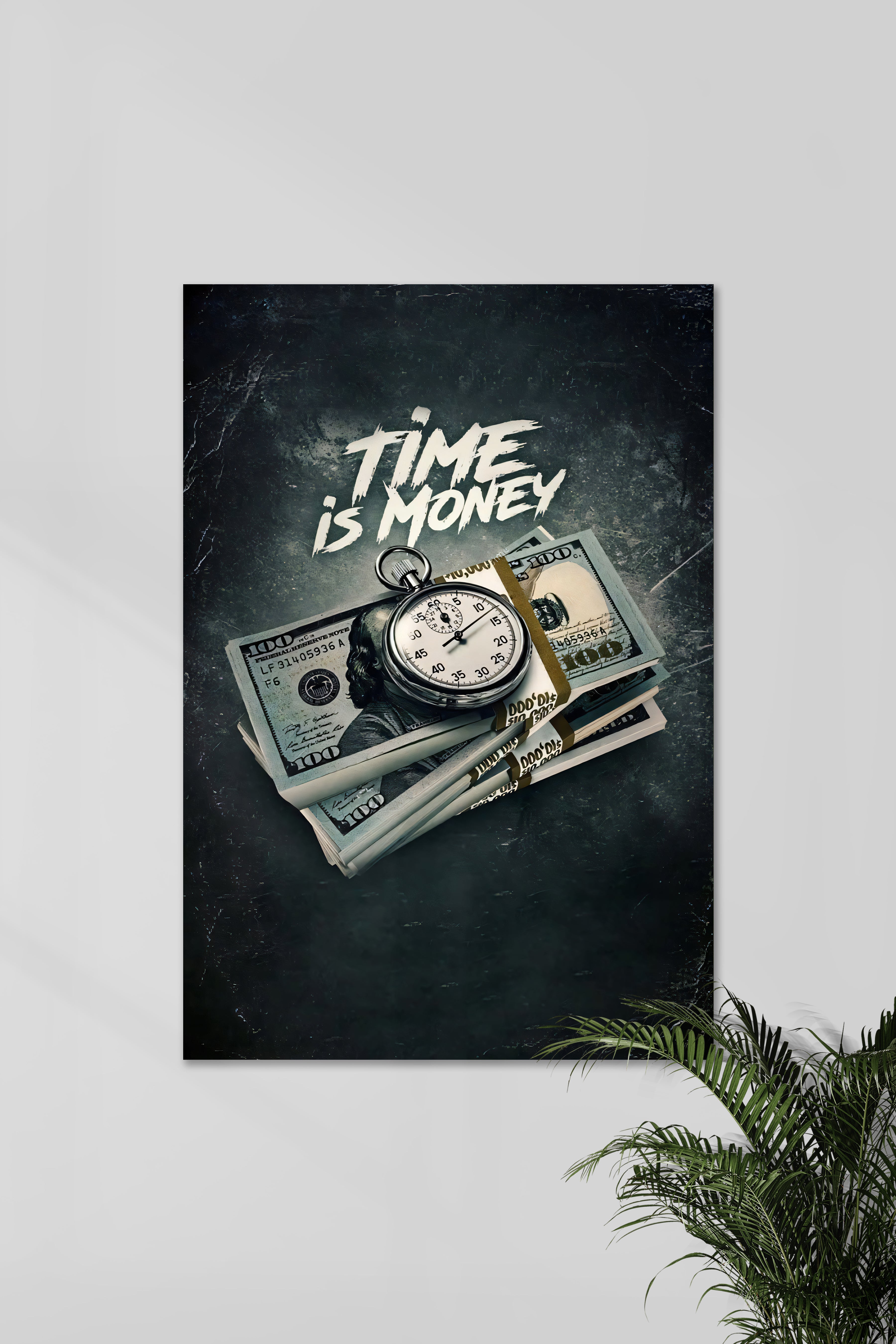 TIME IS MONEY | Money Aesthetic Poster – Posterized