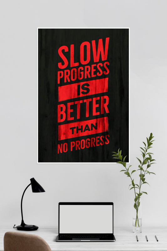 Better Than No Process | GYM | Motivational Poster