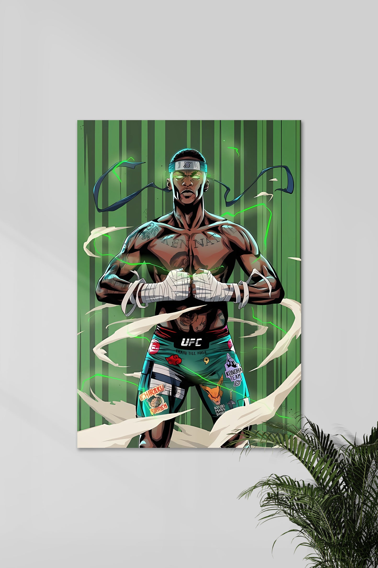 Israel Adesanya Rage Mode | UFC Champion | Gym Poster