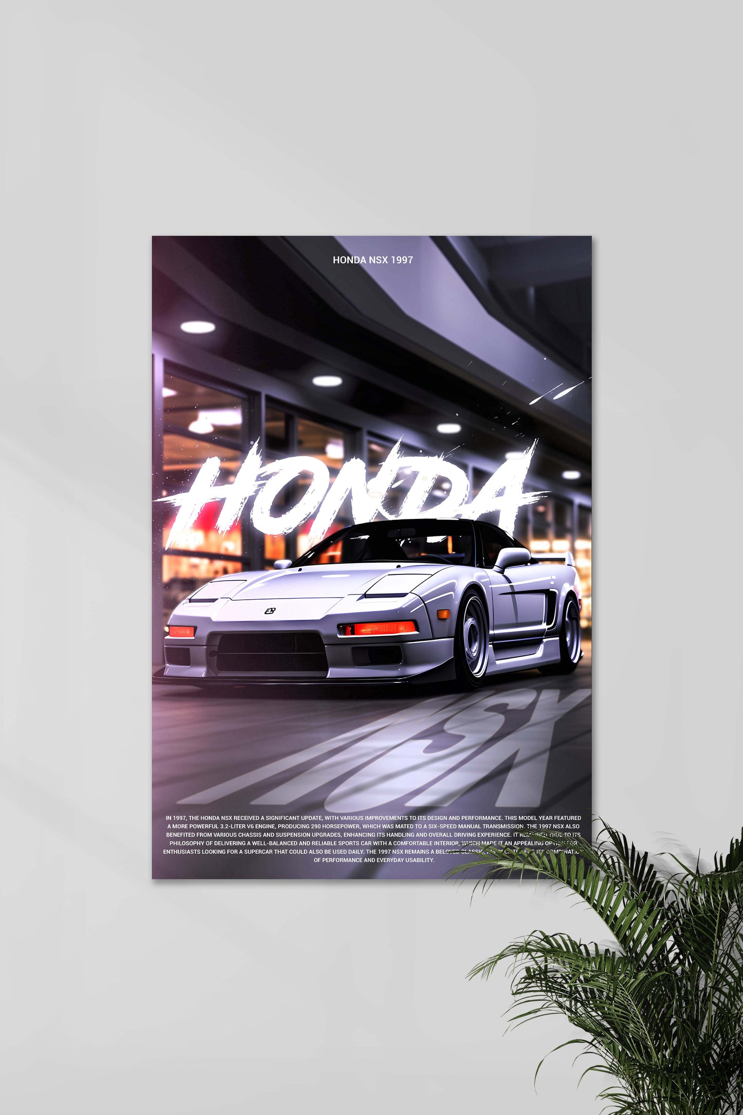 HONDA NSX 1997 | CONCEPT CARS #04 | CAR POSTERS