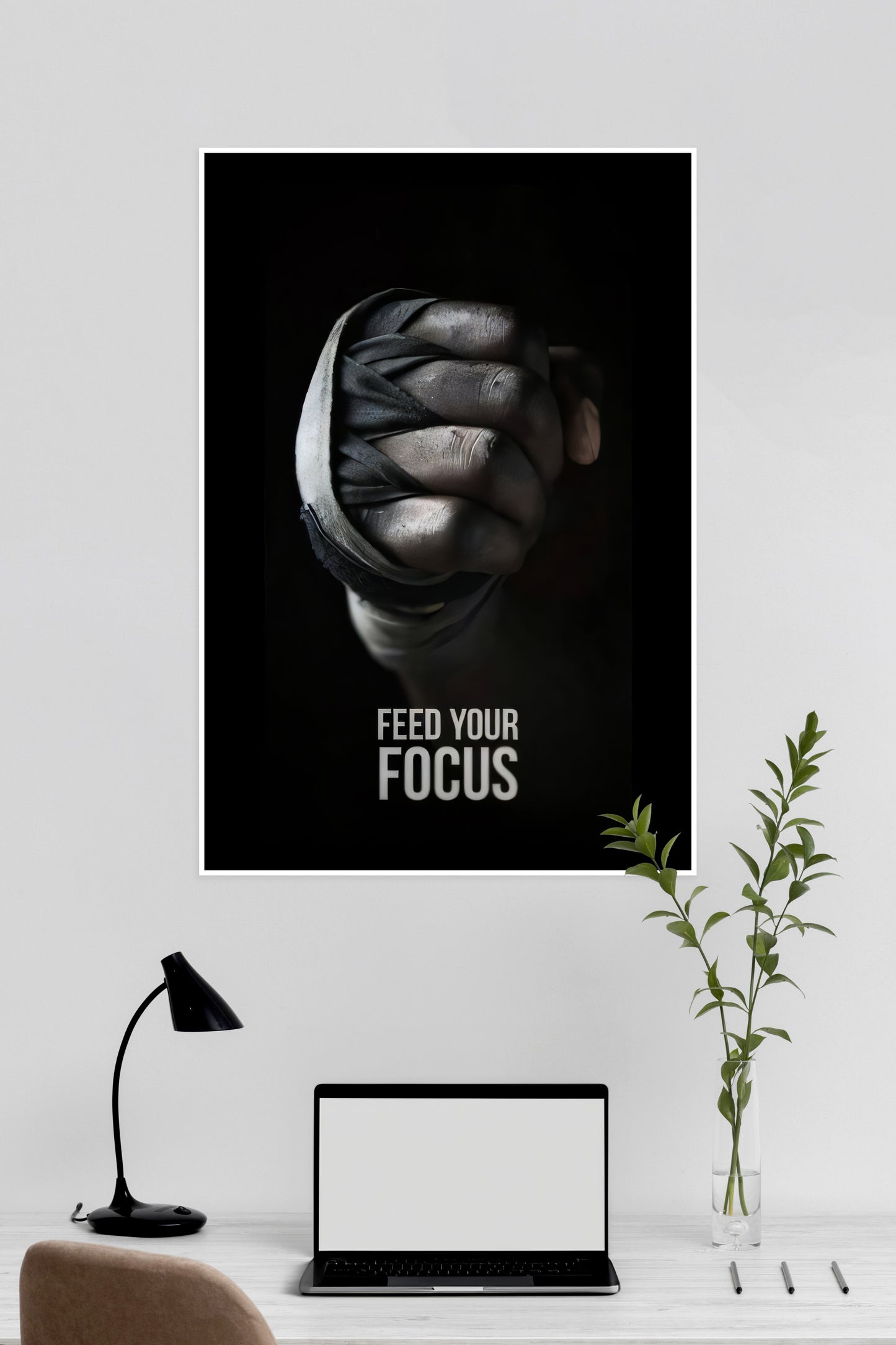 FEED YOUR FOCUS | Motivational Poster