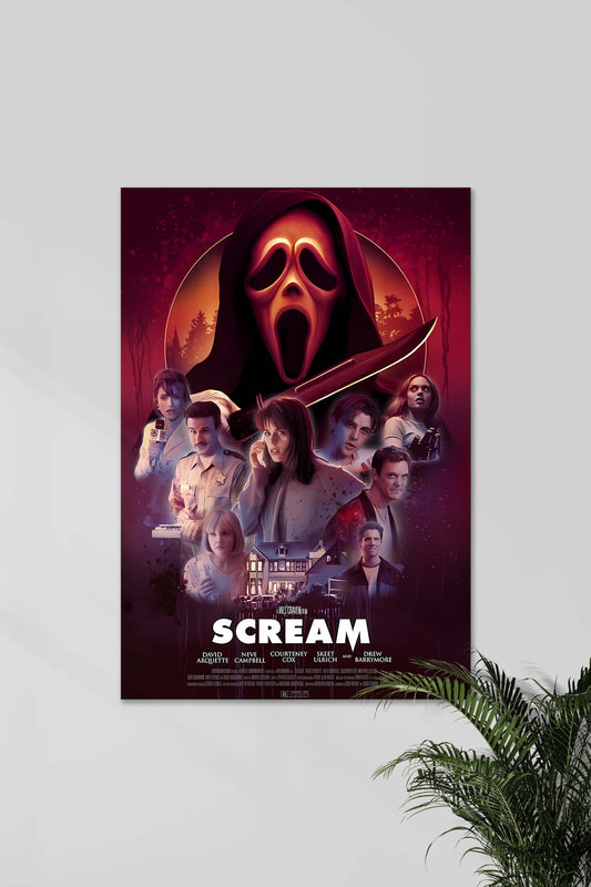 SCREAM | Neve Campbell | Horror Movie Poster