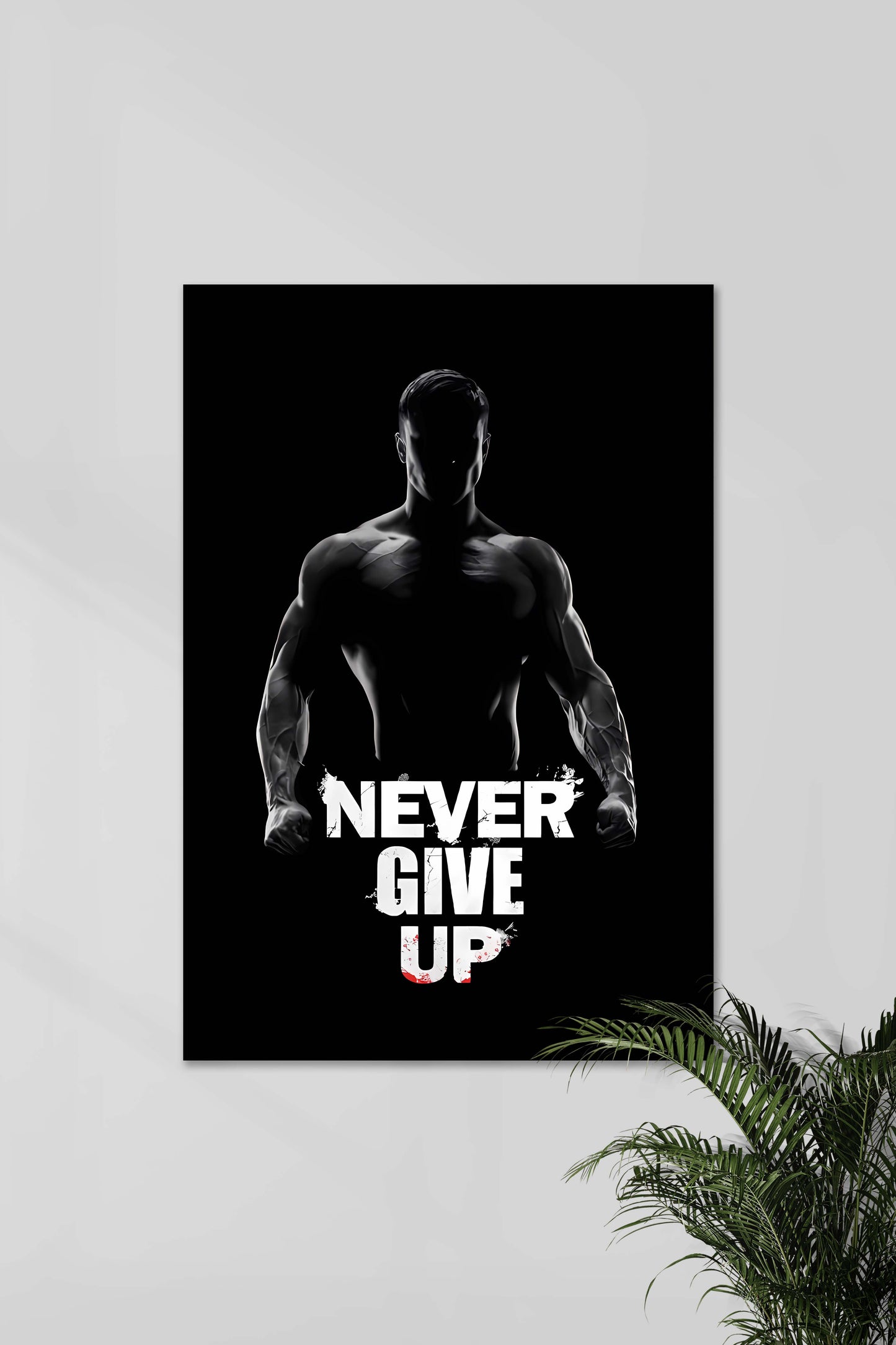 NEVER GIVE UP | Gym | Motivation Poster