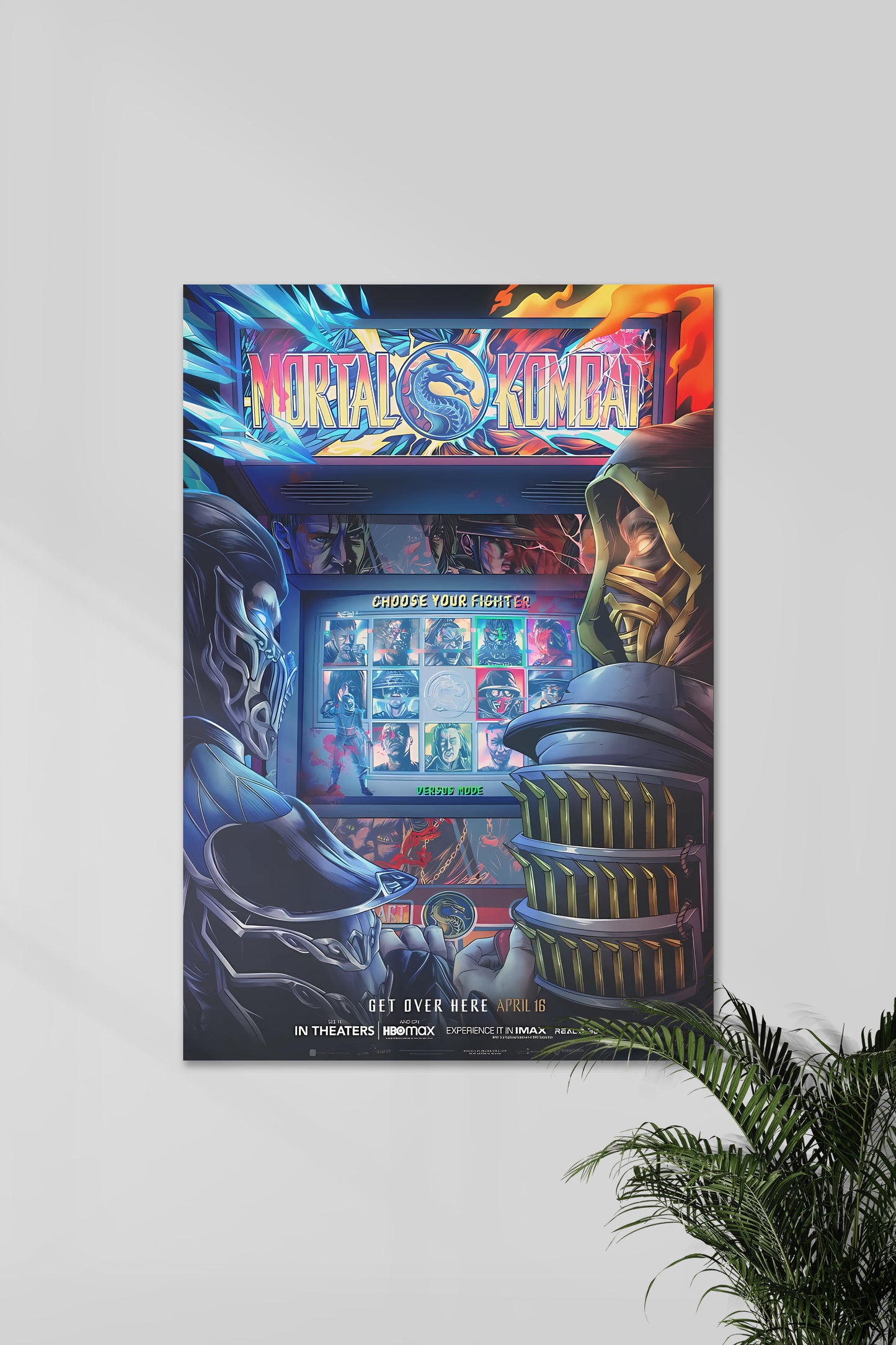 SUB ZERO VS SCORPION | MORTAL KOMBAT | GAME POSTERS