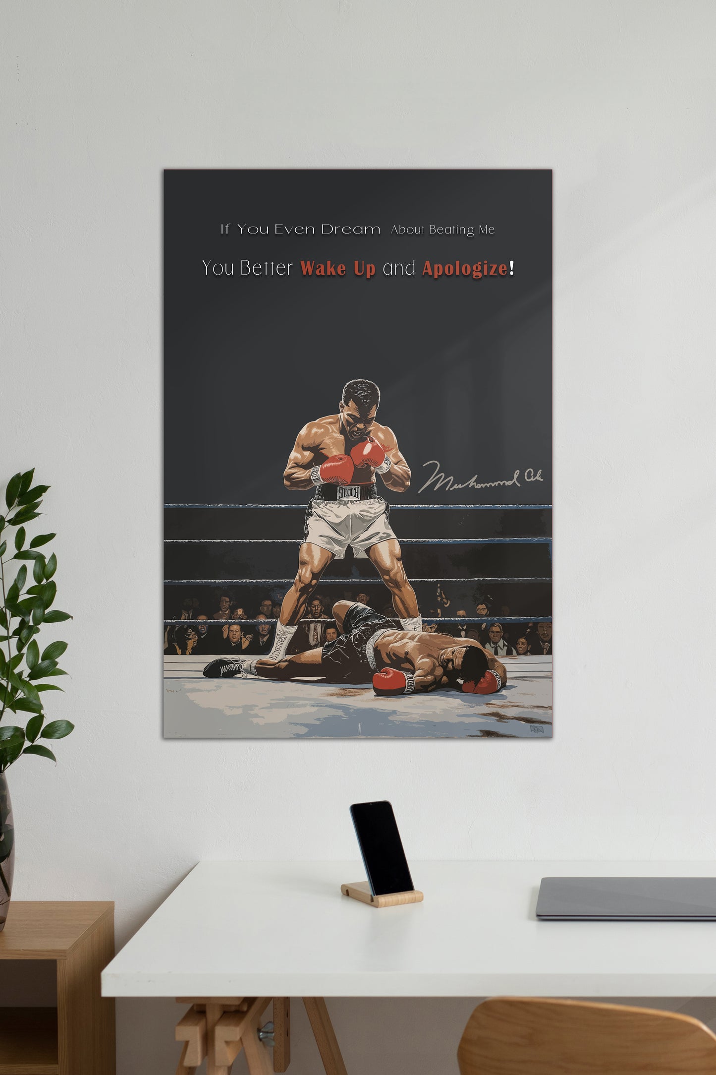 A Champion | Muhammad Ali | Boxing | Gym Poster