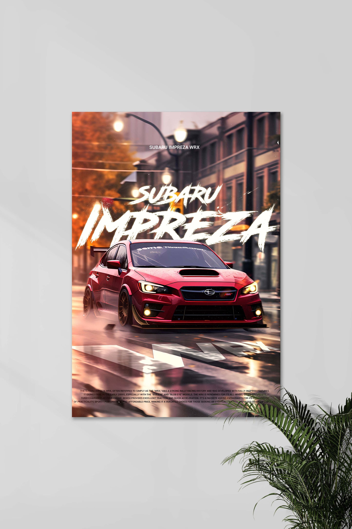 SUBARU IMPREZA WRX | CONCEPT CARS #04 | CAR POSTERS