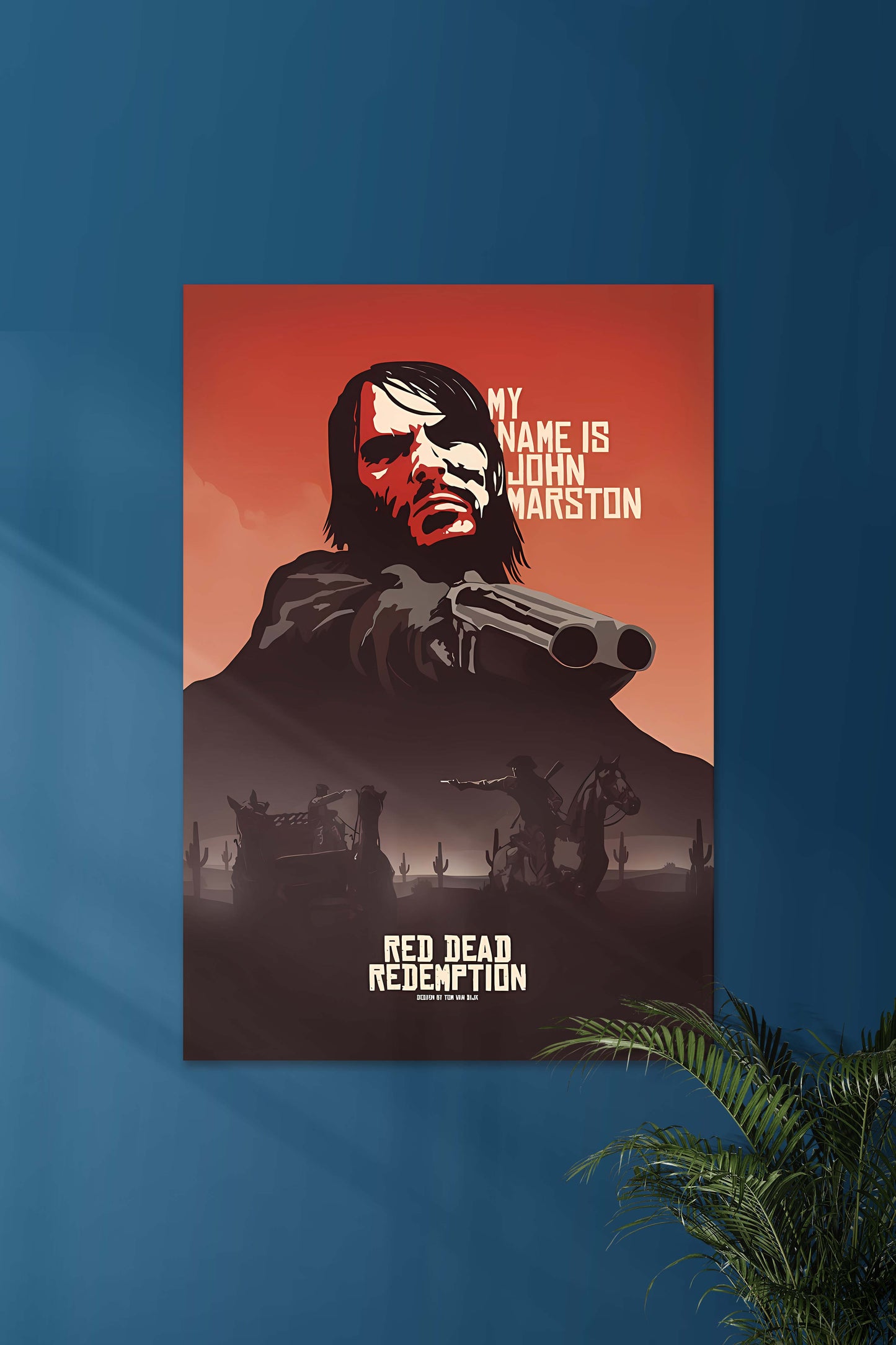 MY NAME IS JOHN MARSTON | RED DEAD REDEMPTION | GAME POSTERS – Posterized