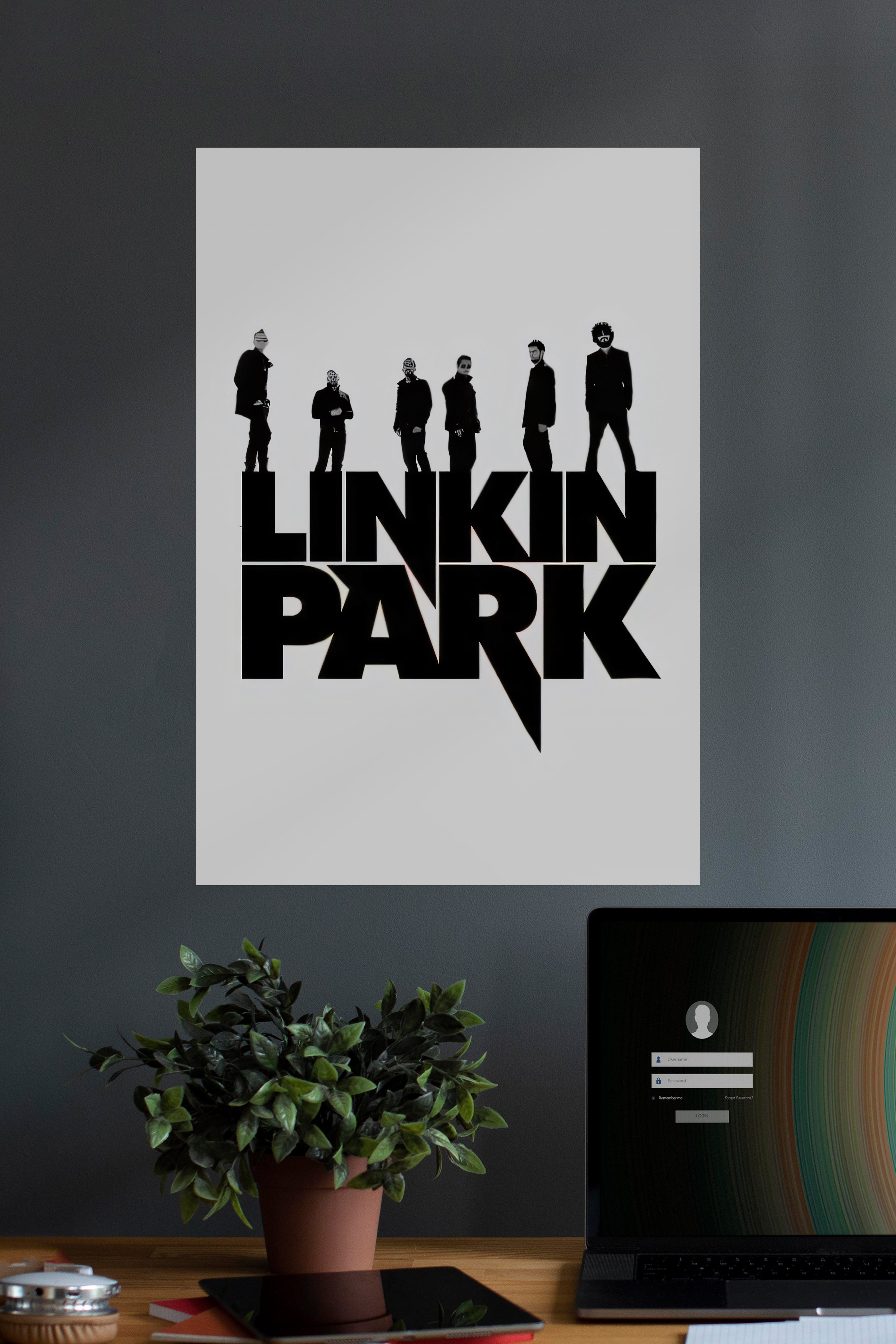 The Band | Linkin Park | Music Artist Poster – Posterized