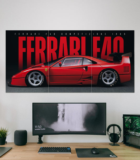 Ferrari F40 Competizione 1989 | CAR SET | PACK OF 3