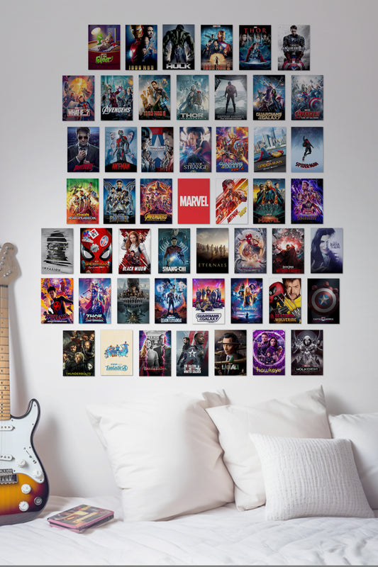 50 Epic Marvel Cinematic Universe Collage Set