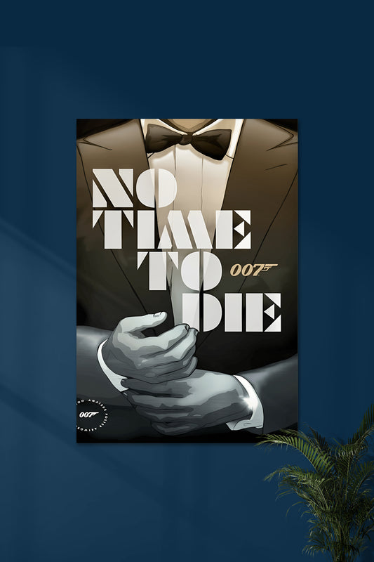 NO TIME TO DIE 007 DANIAL CRAIG | JAMES BOND | MOVIE POSTERS