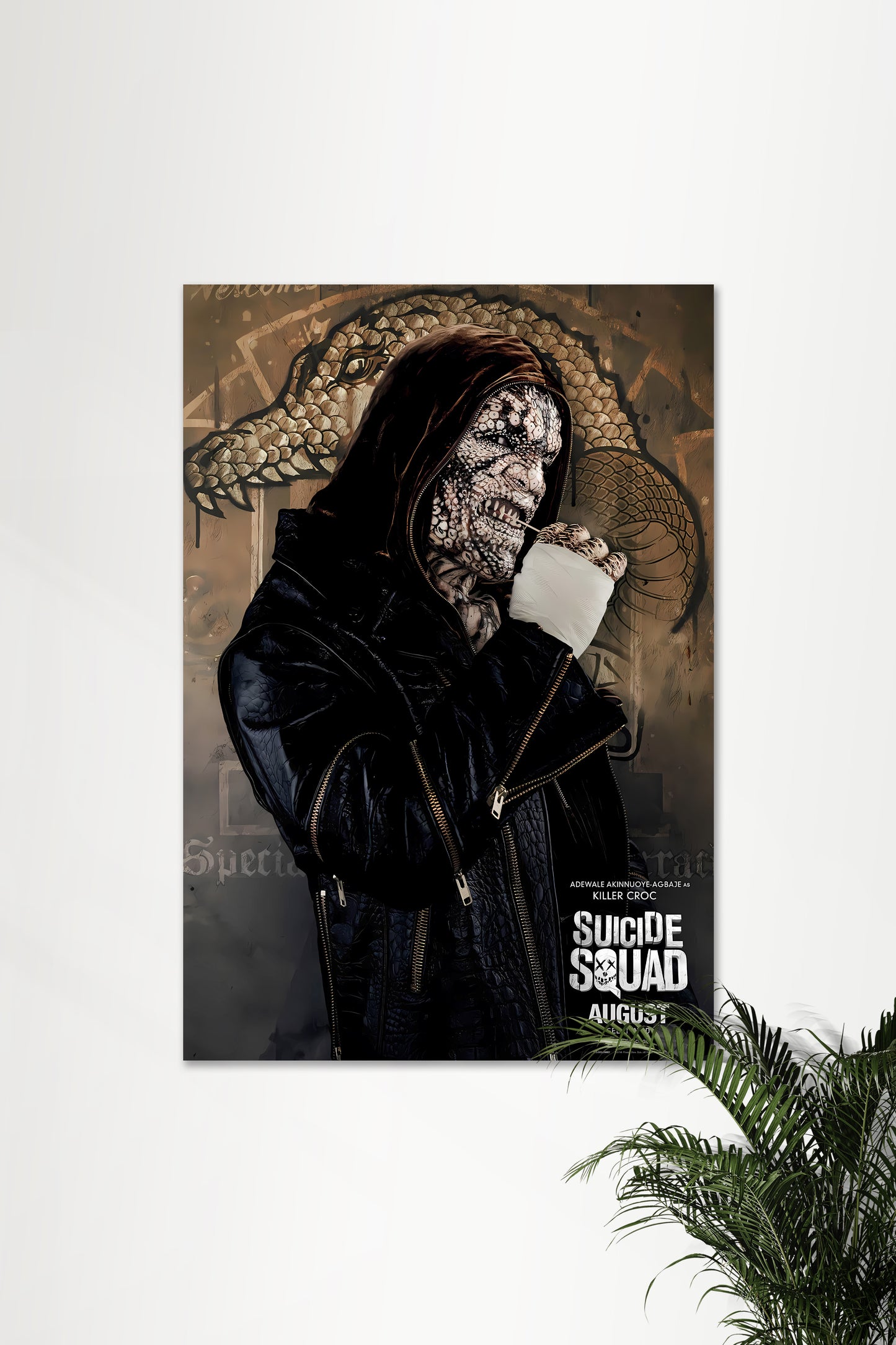 KILLER CROC X ADEWALE AKINNUOYE | Sucide Squad | DCU  Poster