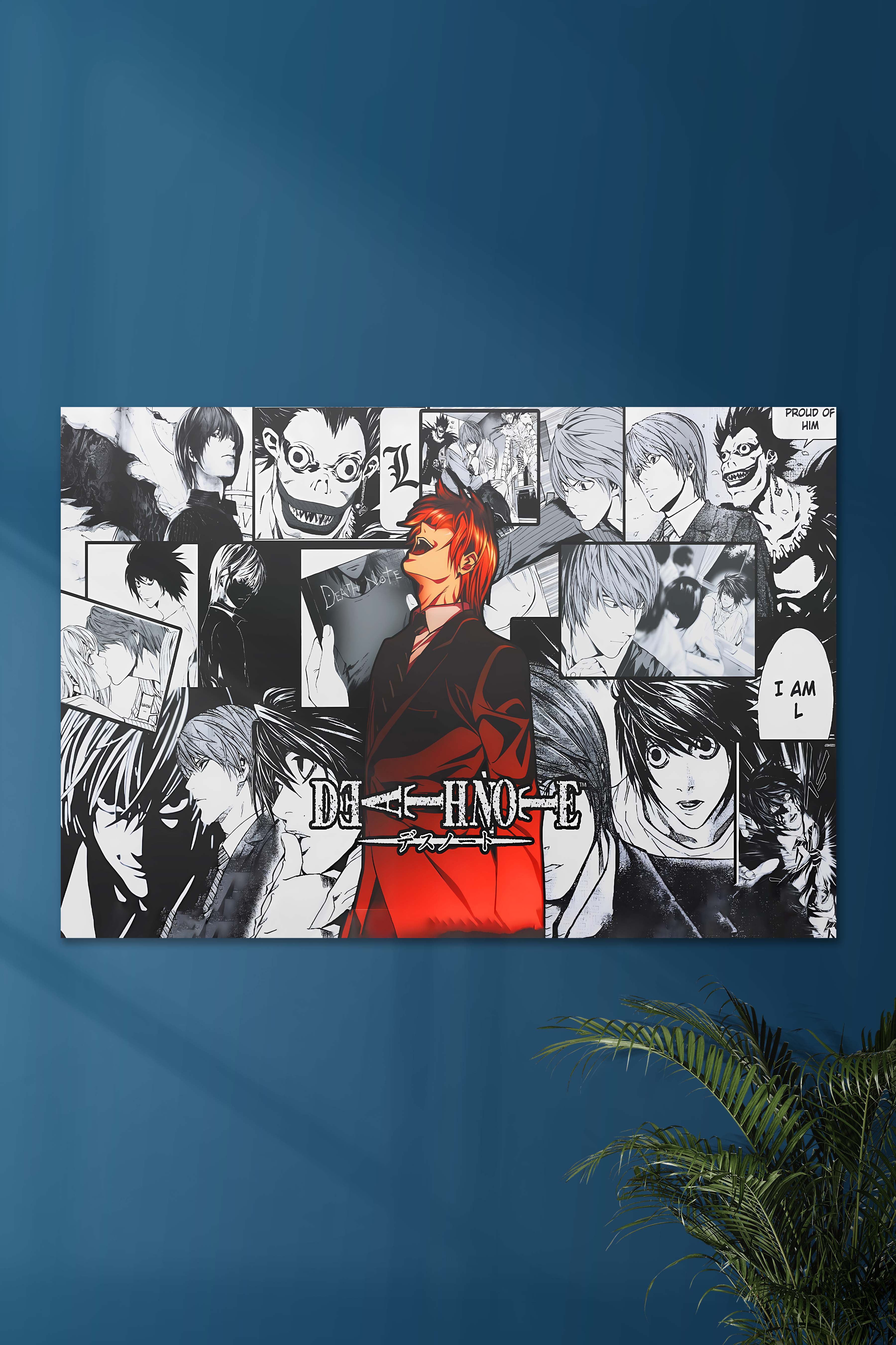 death note anime Sticker Poster Popular anime poster Paper Print -  Animation & Cartoons posters in India - Buy art, film, design, movie,  music, nature and educational paintings/wallpapers at Flipkart.com