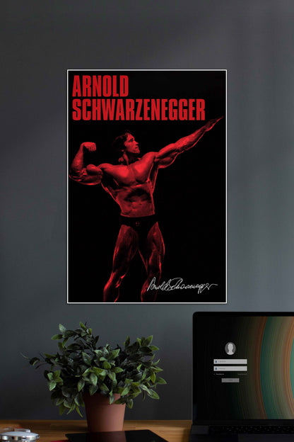 Arnold Schwarzenegger Signature | GYM SET | Motivational Poster