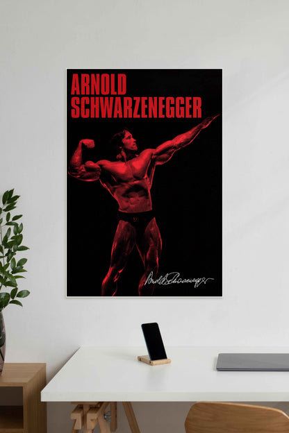 Arnold Schwarzenegger Signature | GYM SET | Motivational Poster