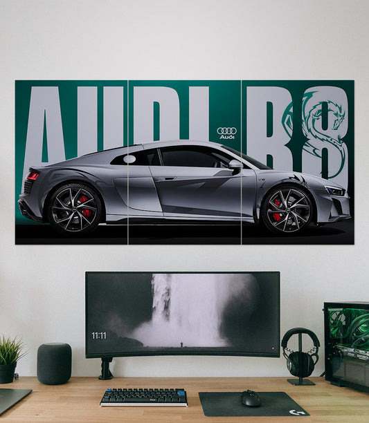 AUDI R8 #01 | CAR SET | PACK OF 3