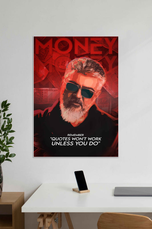 MONEY MONEY Ajith Kumar | Kollywood | Movie Posters