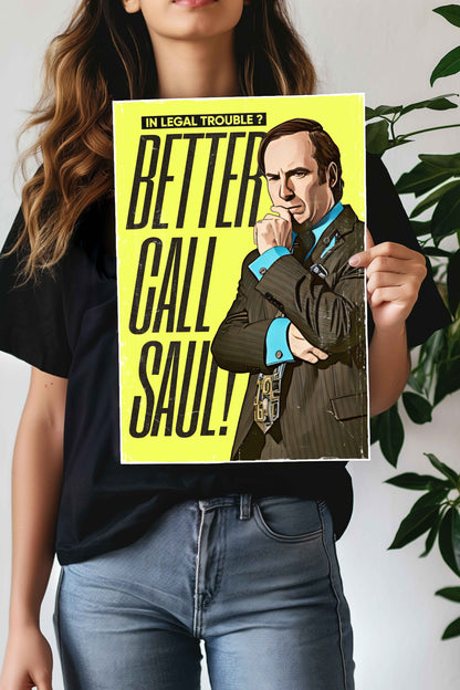 In Legal Trouble x Better Call Saul | Better Call Saul | Series Poster