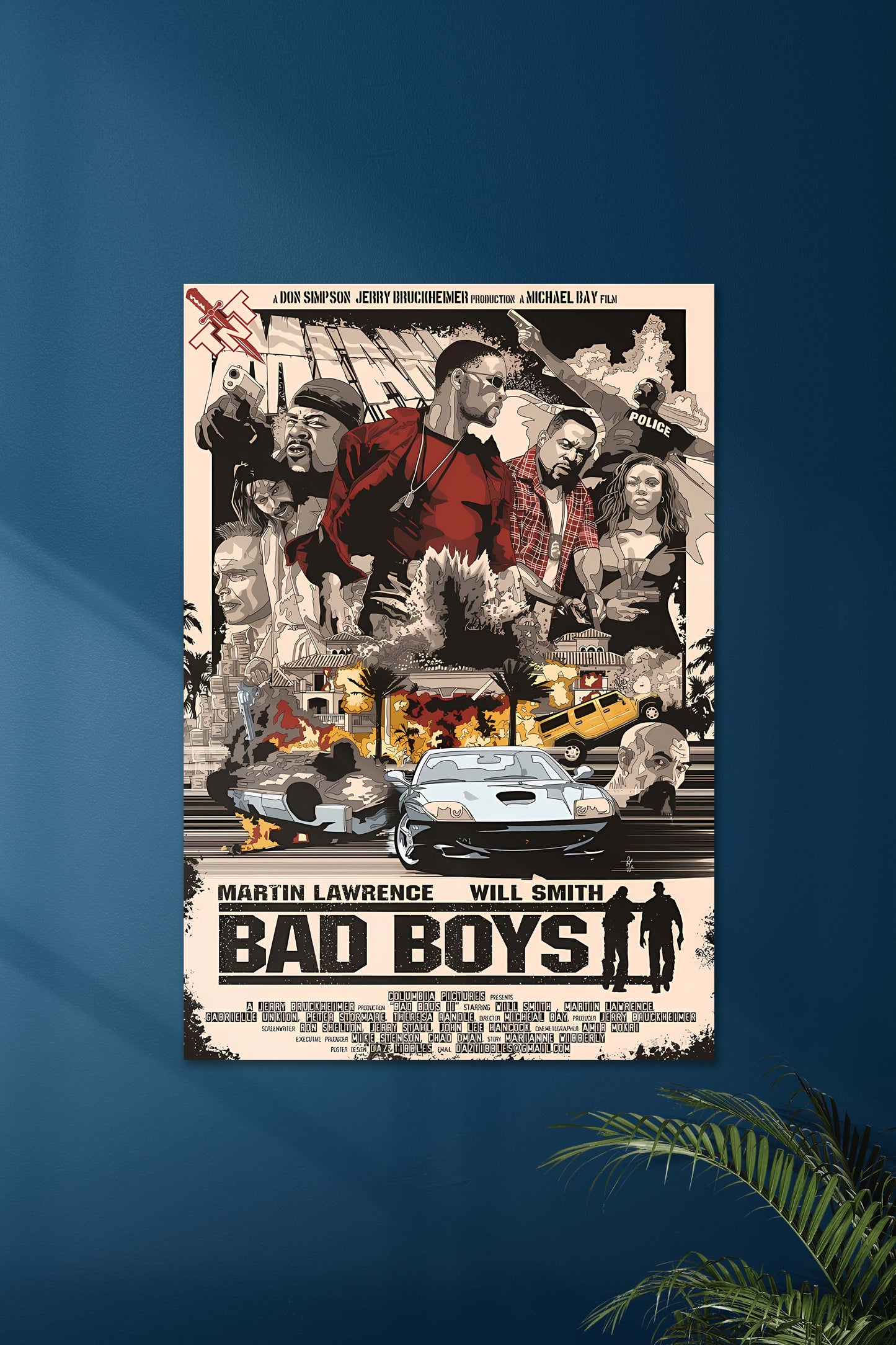 BAD BOYS | Will Smith | Movie Poster