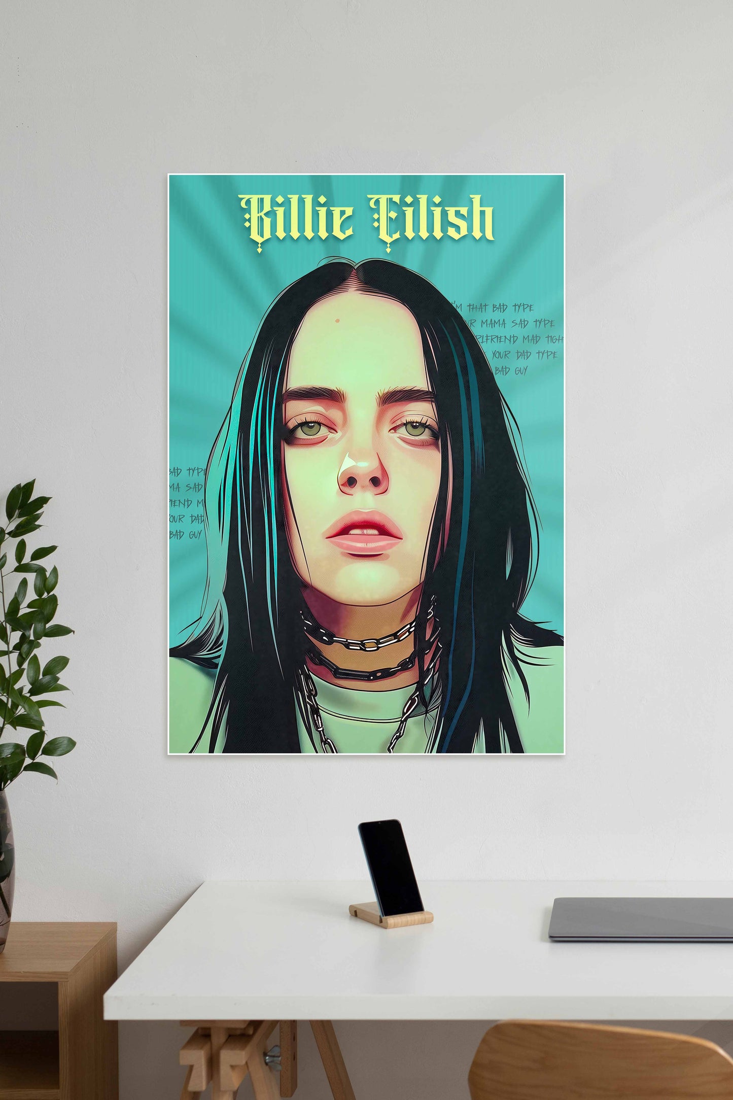 Billie Eilish #00 | Billie Eilish Fan Art | Music Artist Poster