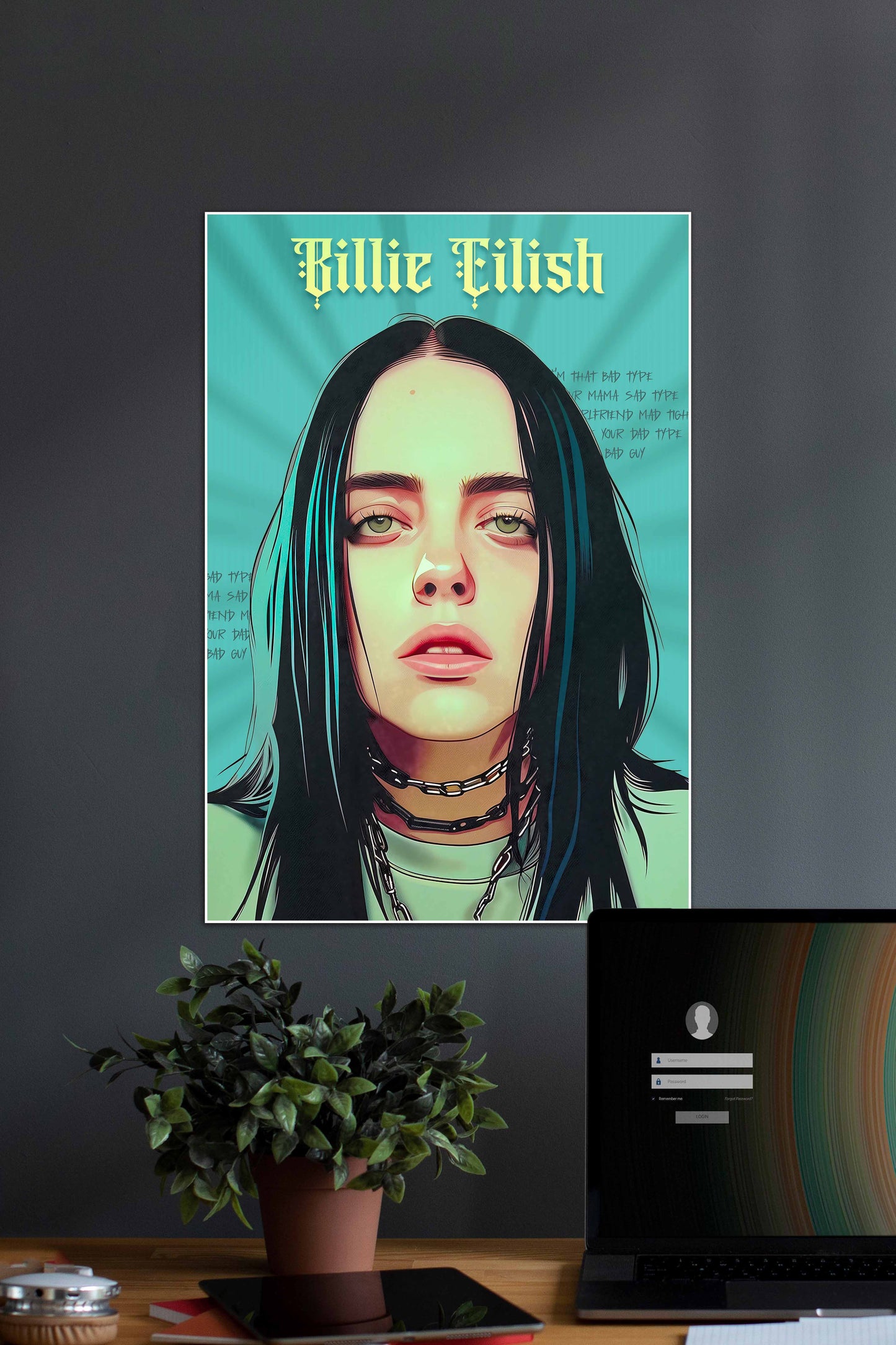 Billie Eilish #00 | Billie Eilish Fan Art | Music Artist Poster