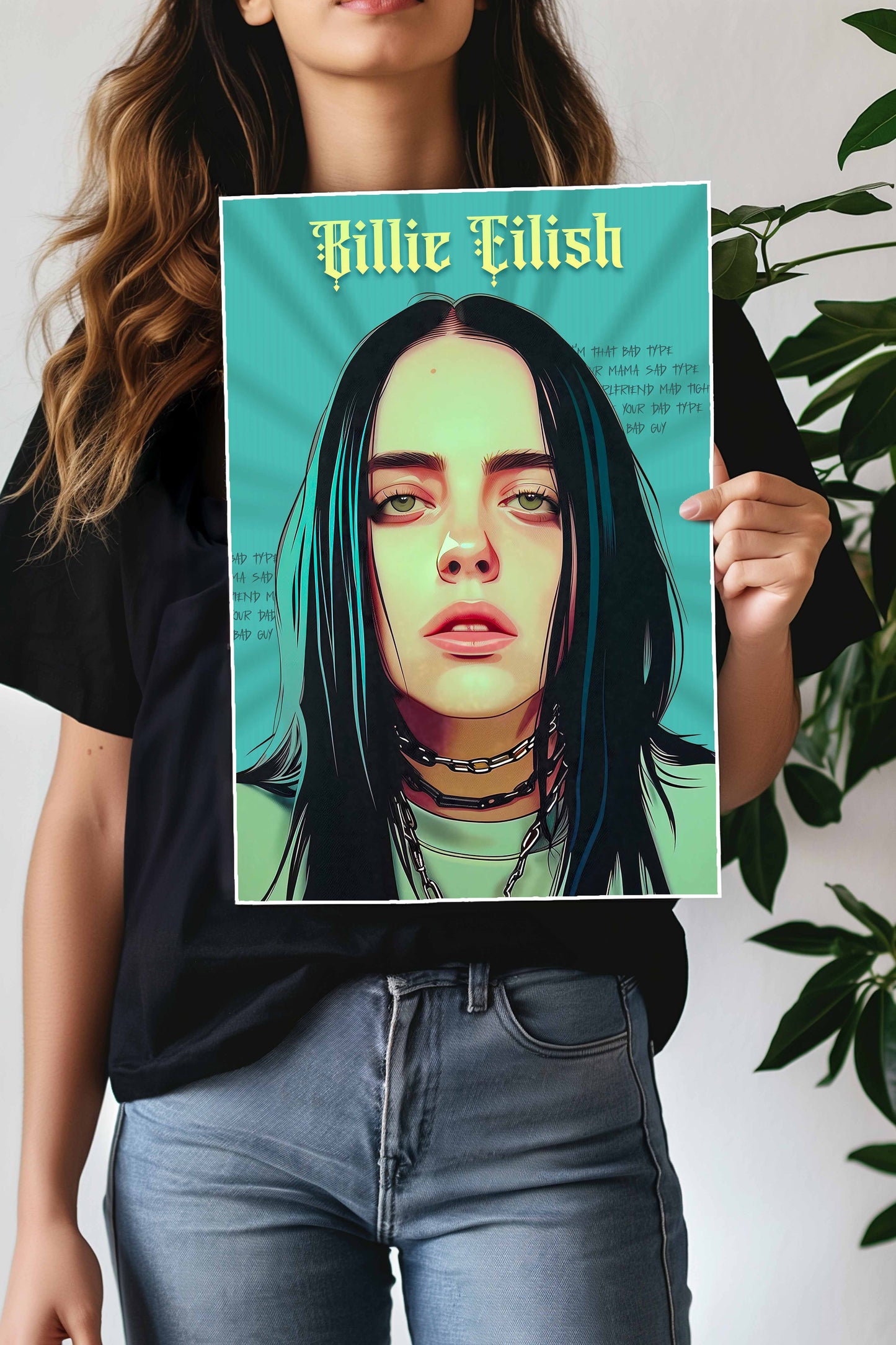 Billie Eilish #00 | Billie Eilish Fan Art | Music Artist Poster