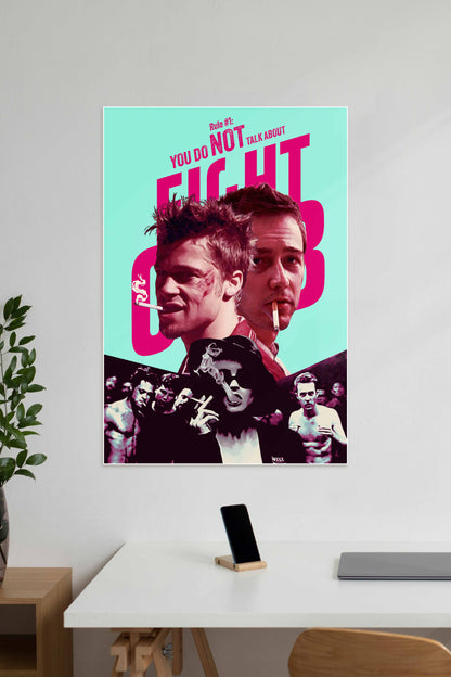 DO NOT TALK ABOUT x FIGHT CLUB | David Fincher | Movie Poster