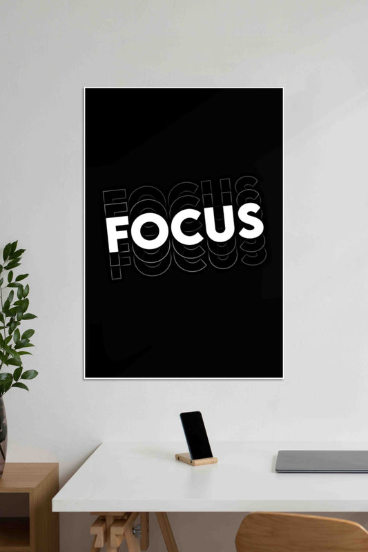 FOCUS #00 | Gym | Motivational Poster