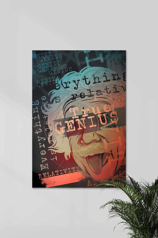 True Genius | ALBERT EINSTEIN #01 | GENIUS POSTERS