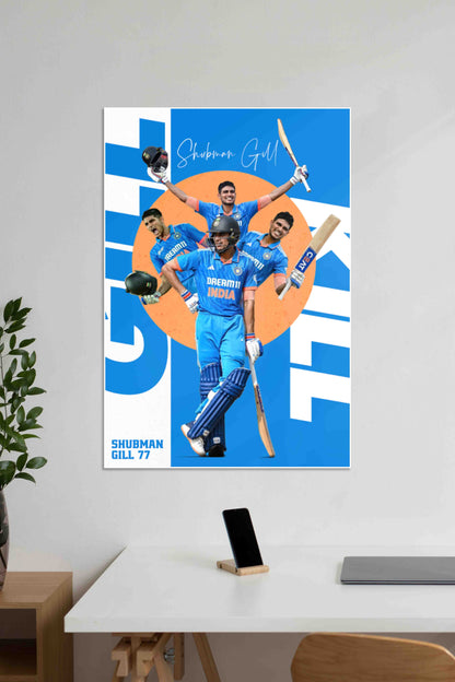 GILL x KILL | Shubman Gill | Cricket Poster