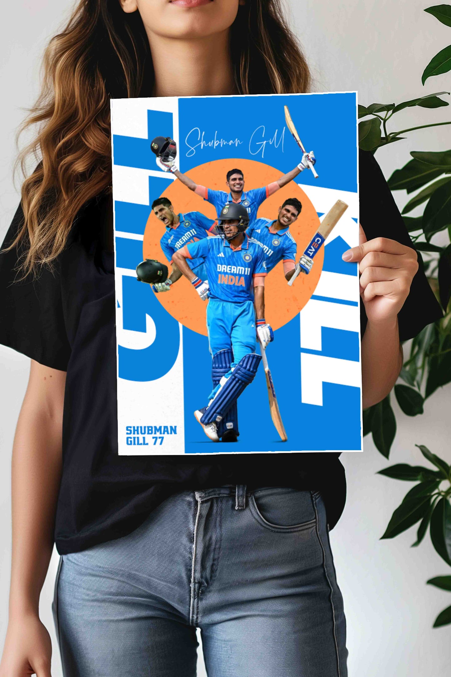 GILL x KILL | Shubman Gill | Cricket Poster