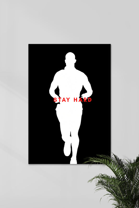 STAY HARD  | GYM SET | Motivational Poster