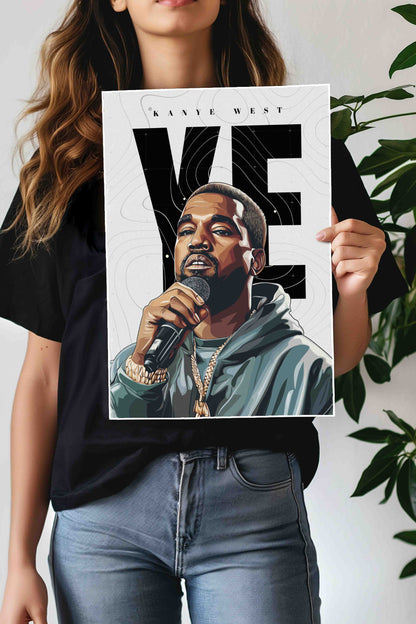 Ye | Kanye West | Music Artist Poster