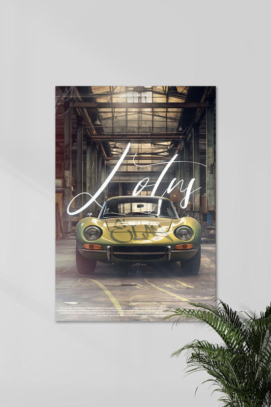 LOTUS ELAN 1962 | CONCEPT CARS #05 | CAR POSTERS