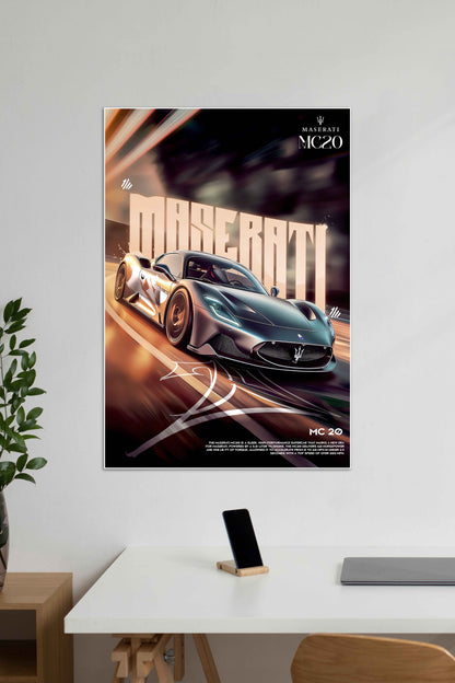 MASERATI MC20 | CONCEPT CARS #08 | CAR POSTERS