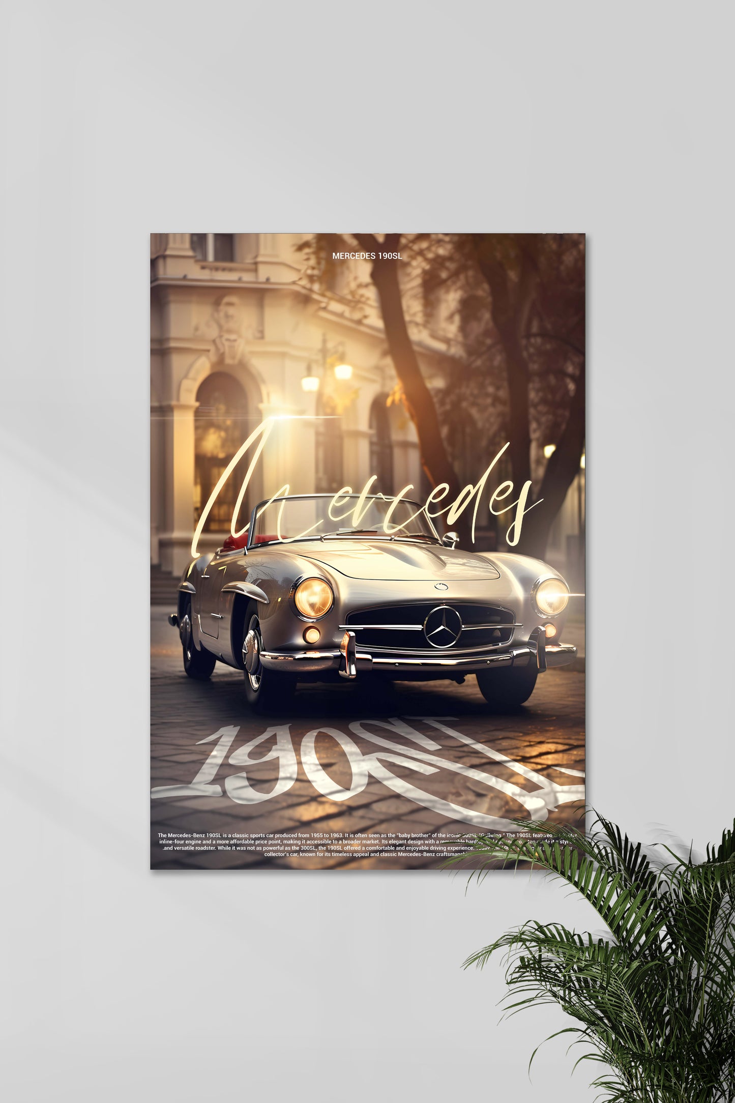 MERCEDES 190SL  | CONCEPT CARS #05 | CAR POSTERS