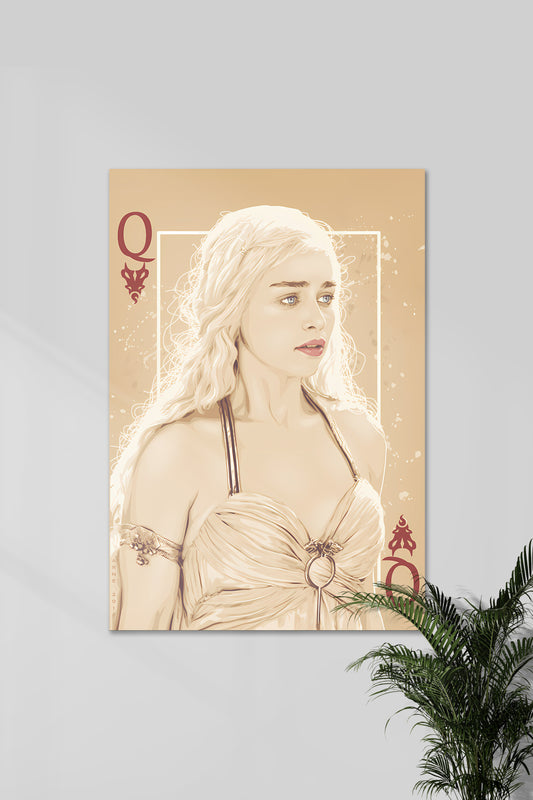 Daenerys Targaryen Playing Card | GOT#01 | Series Poster