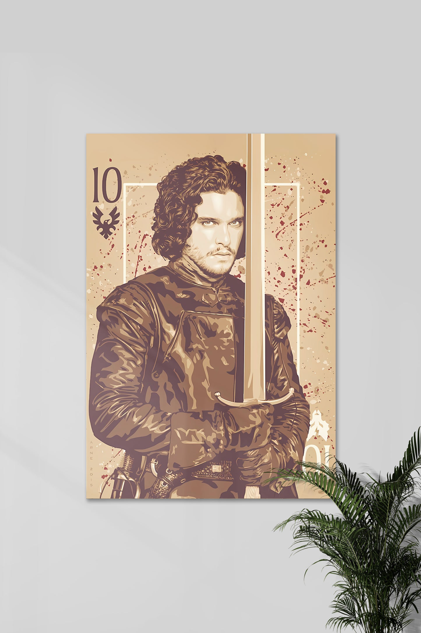 Jon Snow Playing Card | GOT#01 | Series Poster