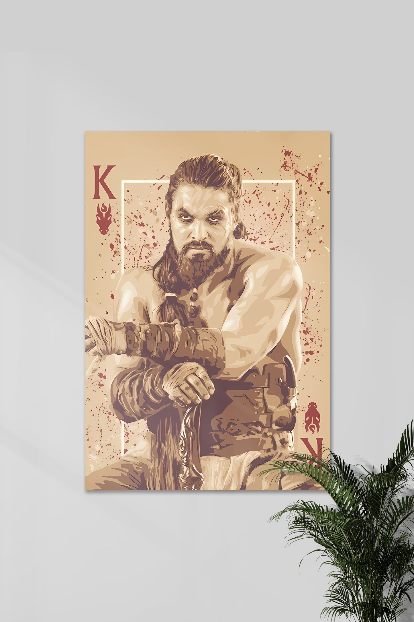 Khal Drogo Playing Card | GOT#01 | Series Poster