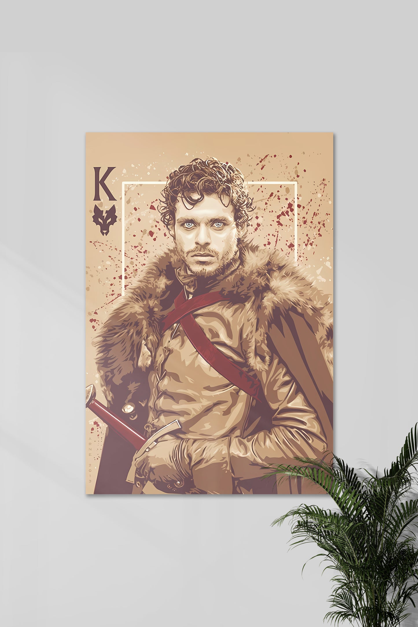 Robb Stark Playing Card | GOT#01 | Series Poster