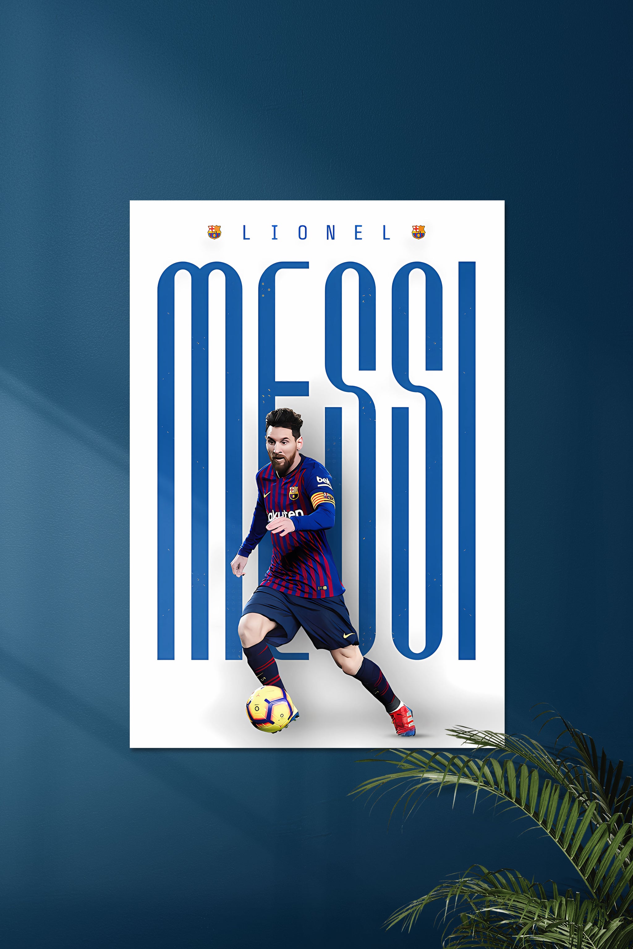 Lionel Messi | Messi #01 | FootBall Poster – Posterized