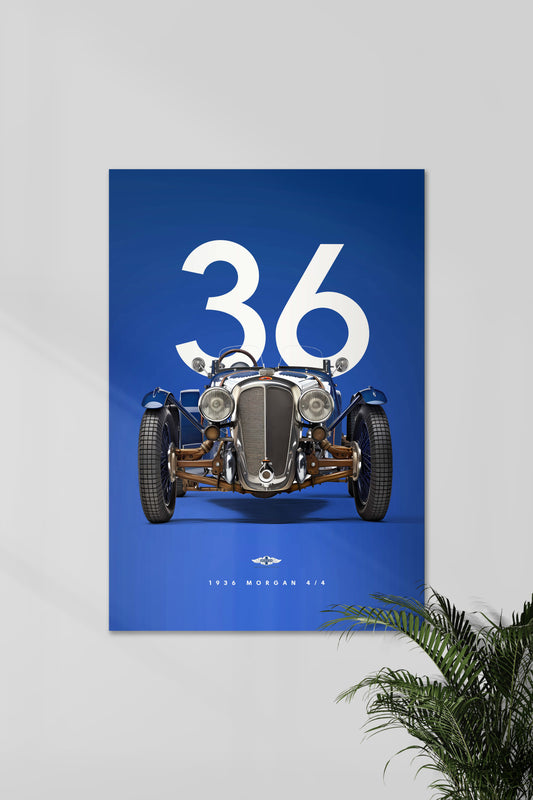 Morgan 1936 | SOLID CARS #00 | CAR POSTERS