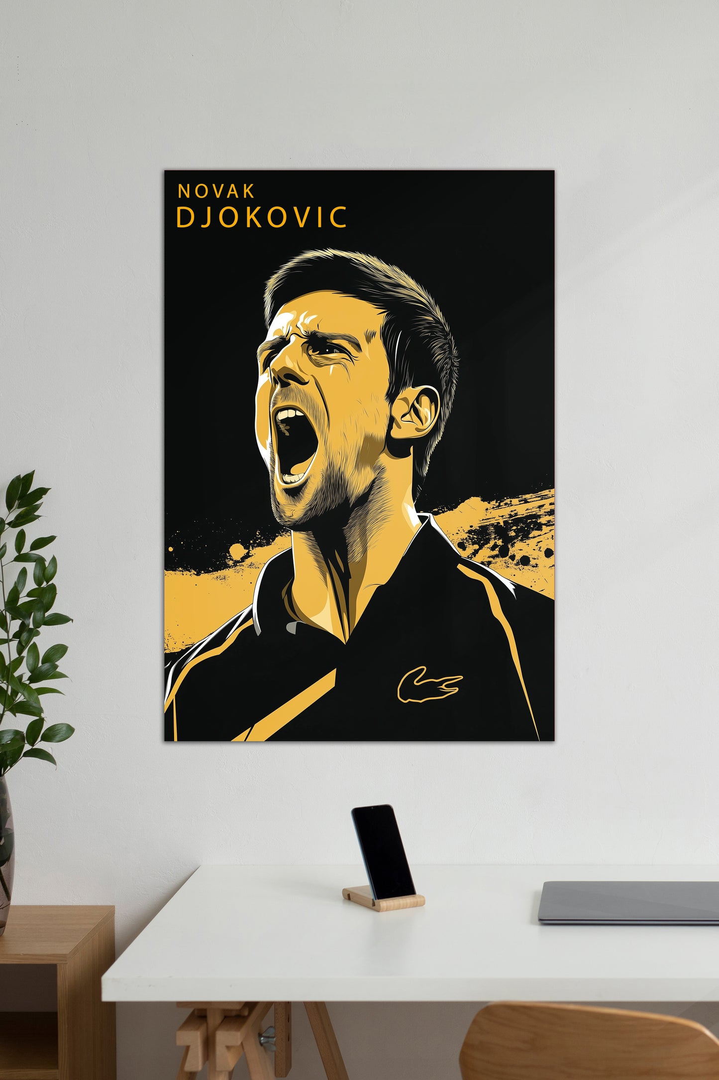 NOVAK DJOKOVIC  | TENNIS PLAYER | TENNIS POSTER.