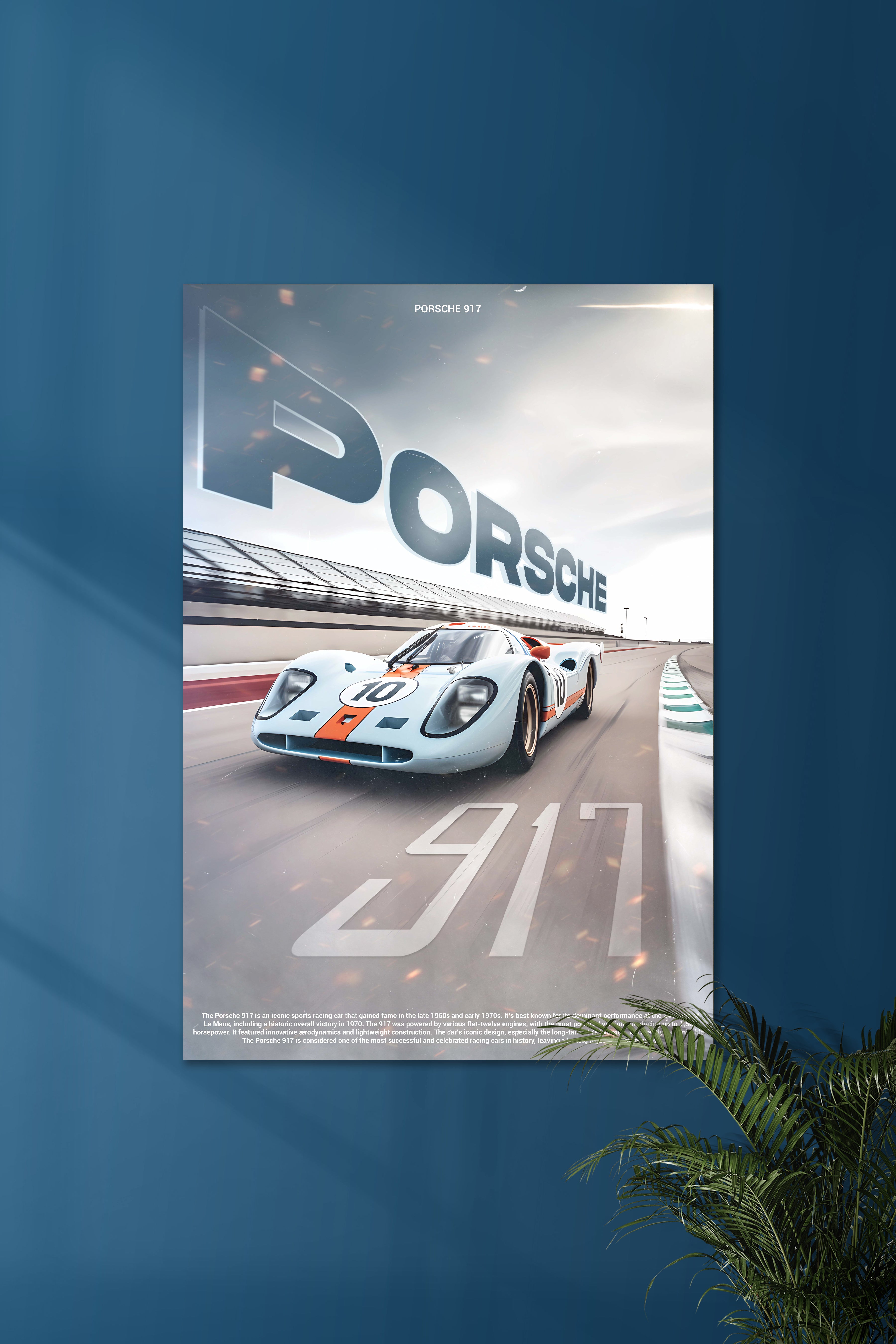 PORSCHE 917 | CONCEPT CARS #05 | CAR POSTERS – Posterized