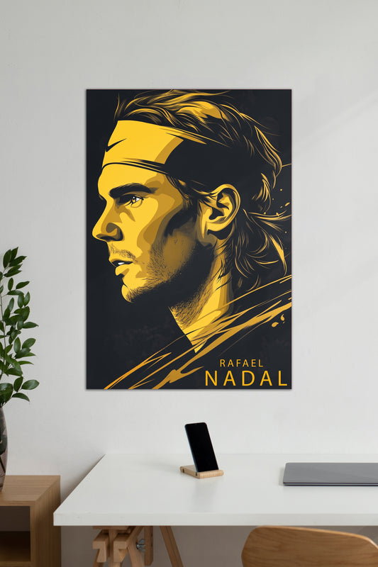 RAFAEL NADAL  | TENNIS PLAYER | TENNIS POSTER.