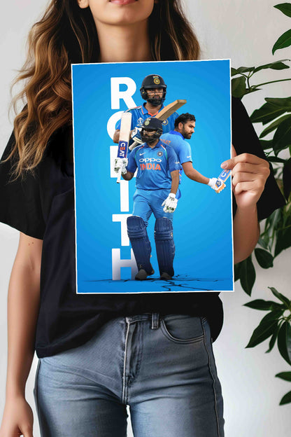 Rohit Sharma #02 | Rohit Sharma | Cricket Poster