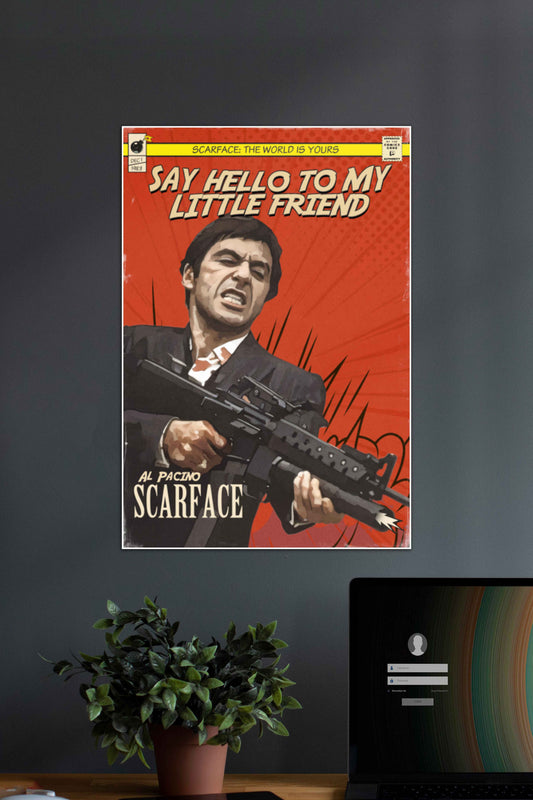 LITTLE FRIEND x SCARFACE | Al Pacino | Movie Poster