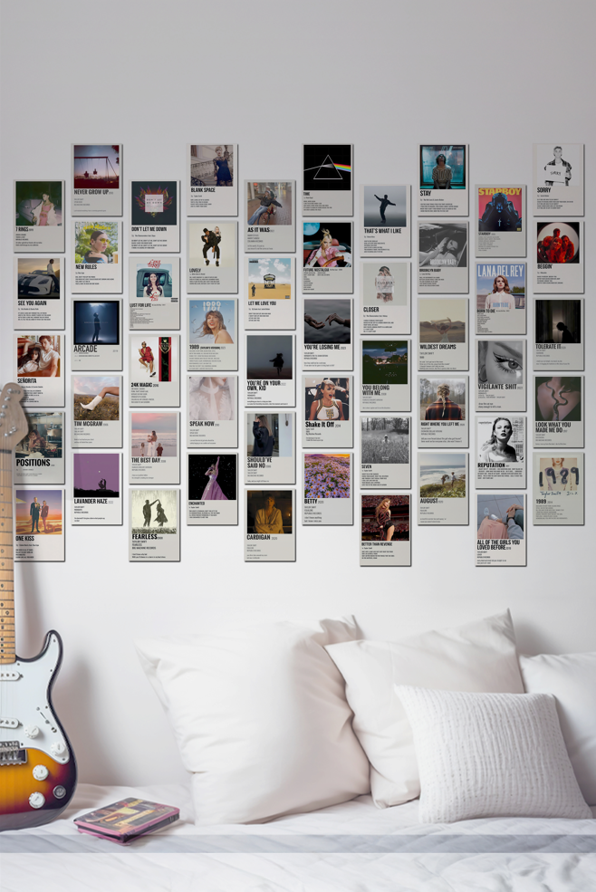 50 Epic Music Card Collage Set