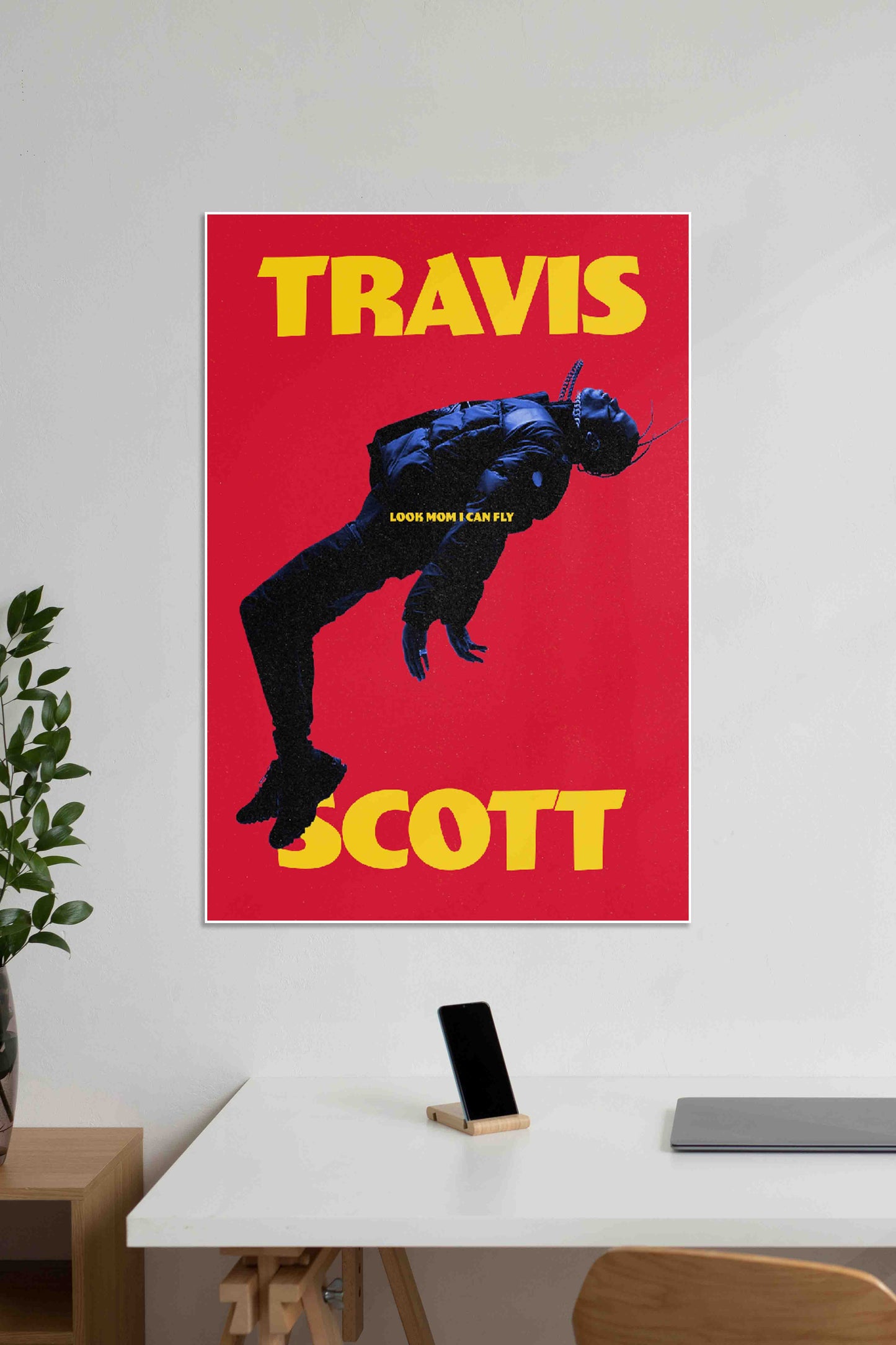 Travis Scott x Look Mom I can FLY | Travis Scott | Music Artist Poster