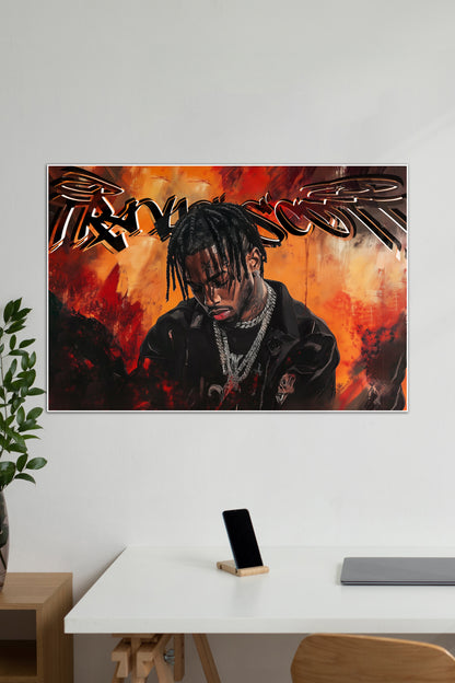 Travis Scott #02 | Trvais SCOTT | Music Artist Poster